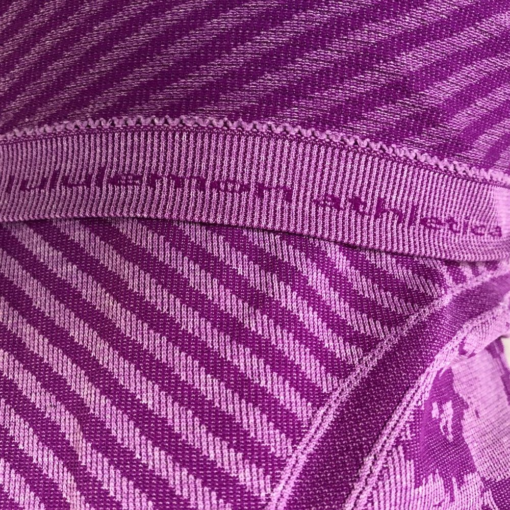 NWOT * LULULEMON PURPLE LONG SLEEVE SHIRT - Picture 4 of 5